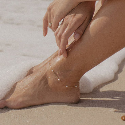 Coastal Pearl Anklet