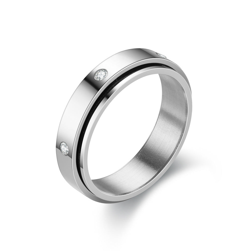 Bague tournante à lunette