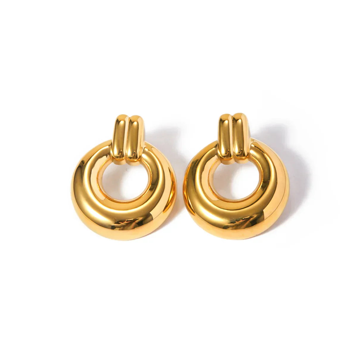 Doorknocker Hoop Earrings