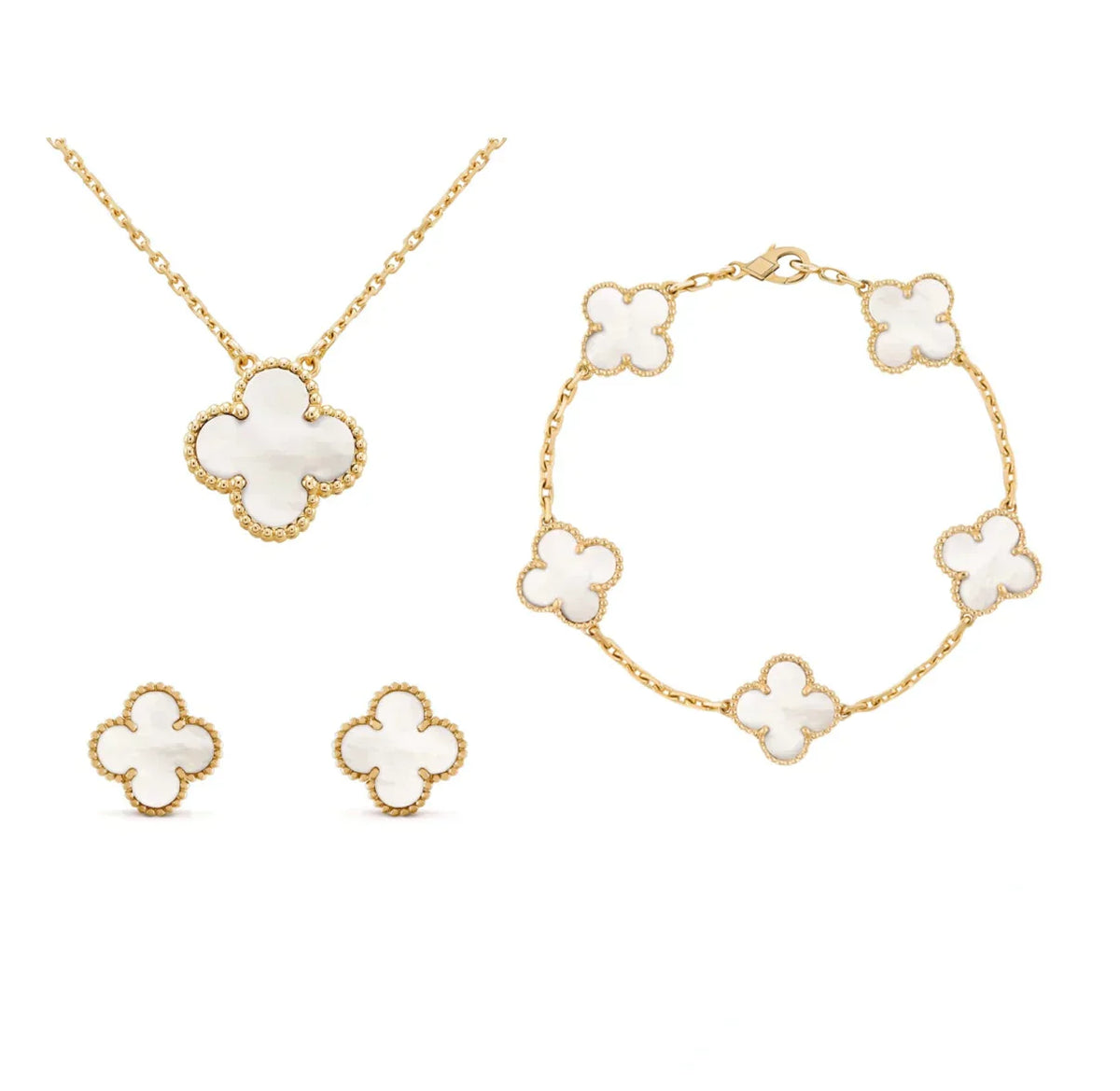 Luxuriöses 3-teiliges Clover-Set