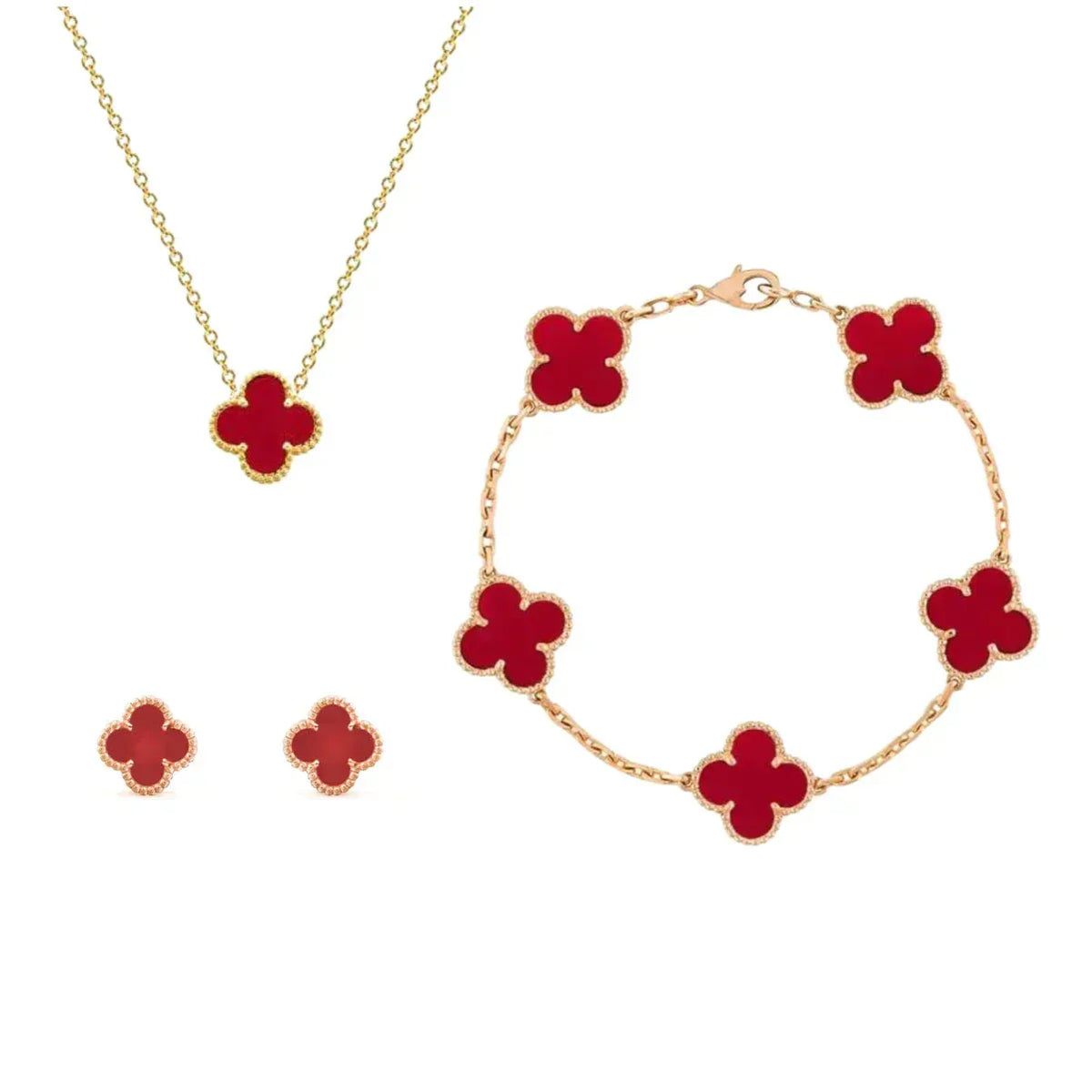 Luxuriöses 3-teiliges Clover-Set
