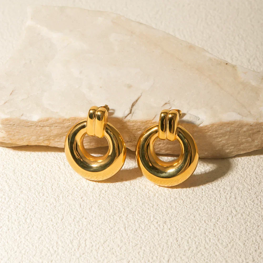 Boucles d'oreilles créoles Doorknocker