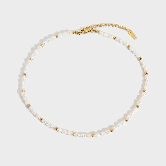 Collier ras du cou en perles Tropi (lot)