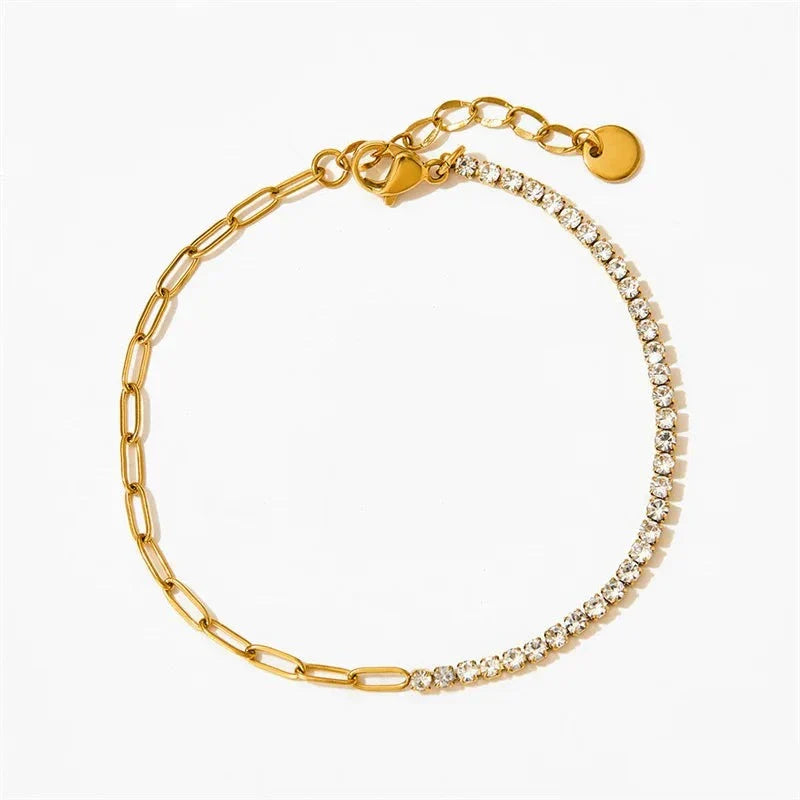 1/2 Tenniskettenarmband