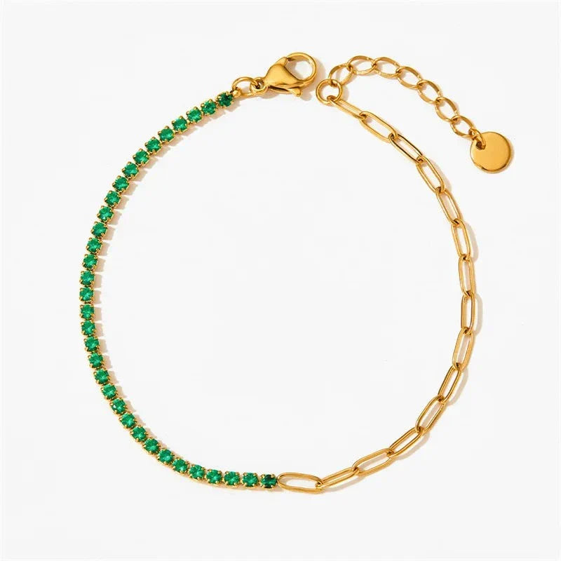 1/2 Tennis Chain Bracelet (Bundle)