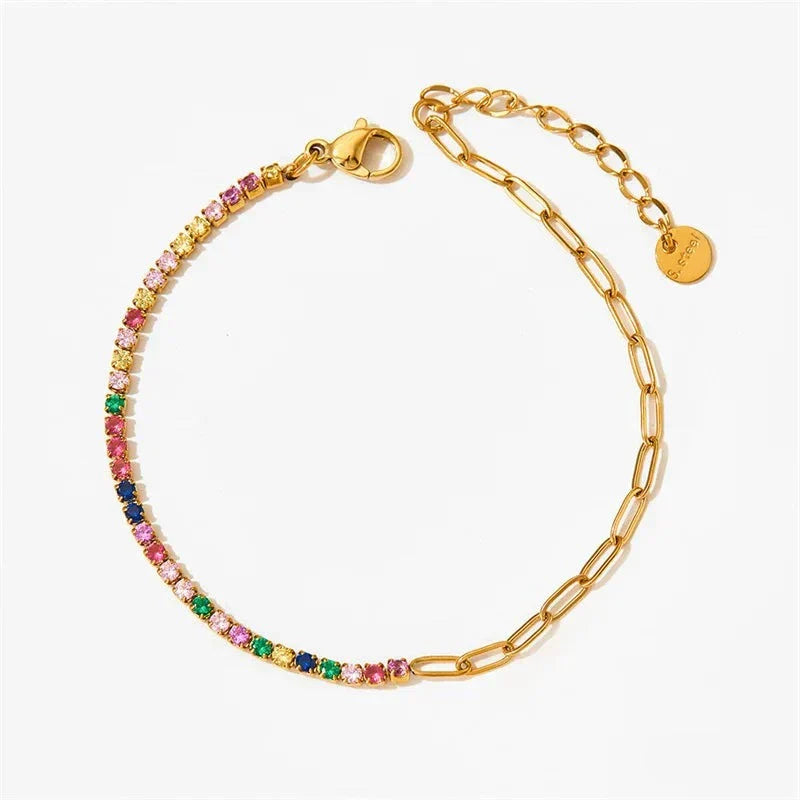 1/2 Tenniskettenarmband
