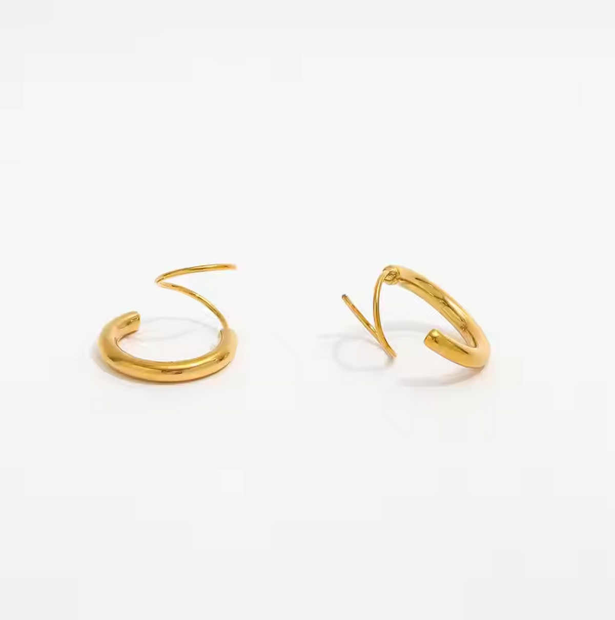 Coiled Threader Earrings