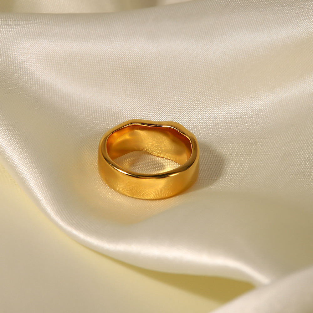 Lava Pearl Ring