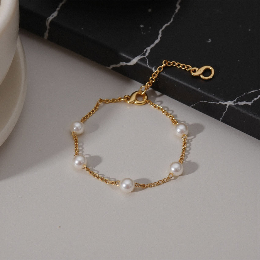 Coastal Pearl Anklet