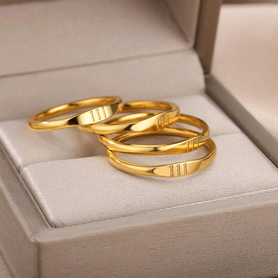 Bague numérotée angélique