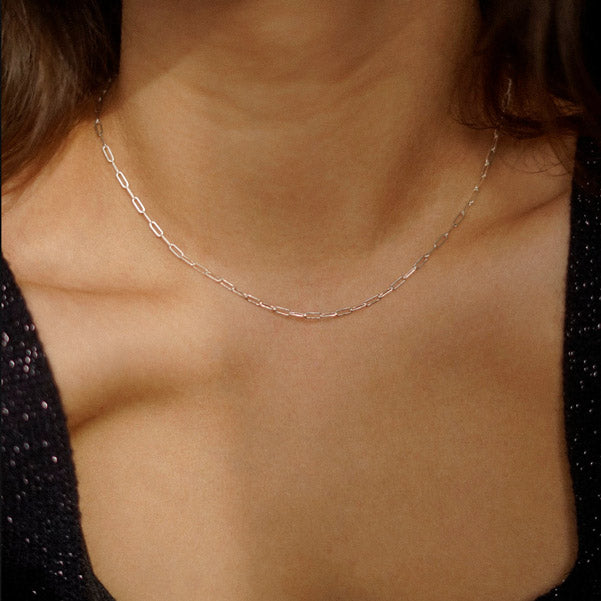 Elle-Paperclip Chain Necklace (Bundle)