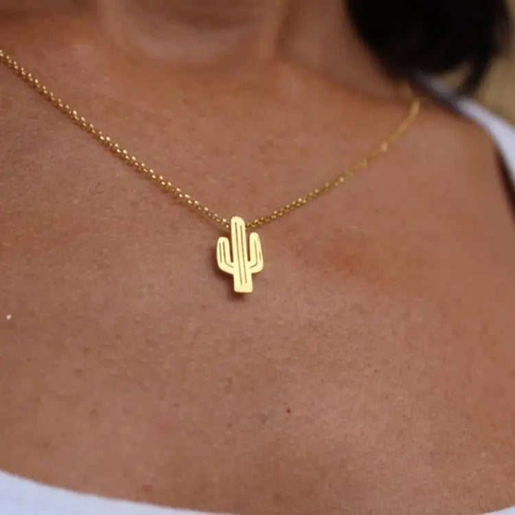 Desert Cactus Necklace