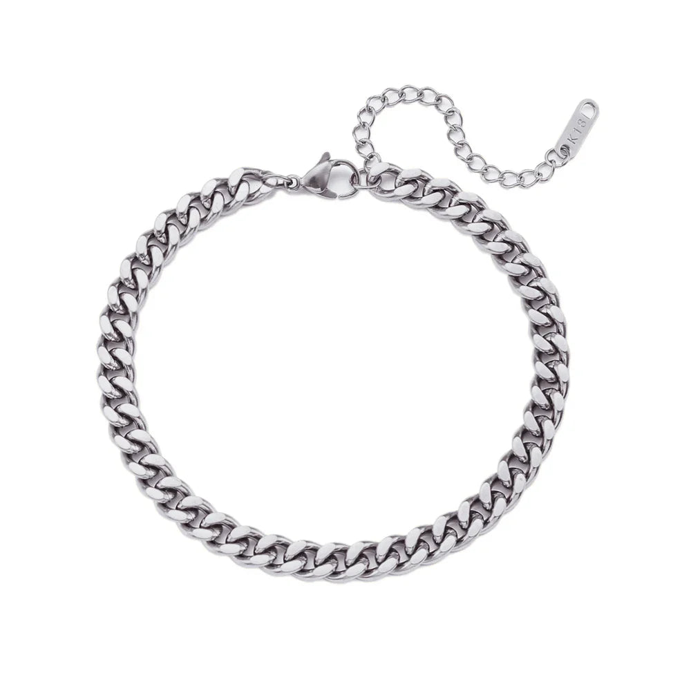 Miami Cuban Anklet