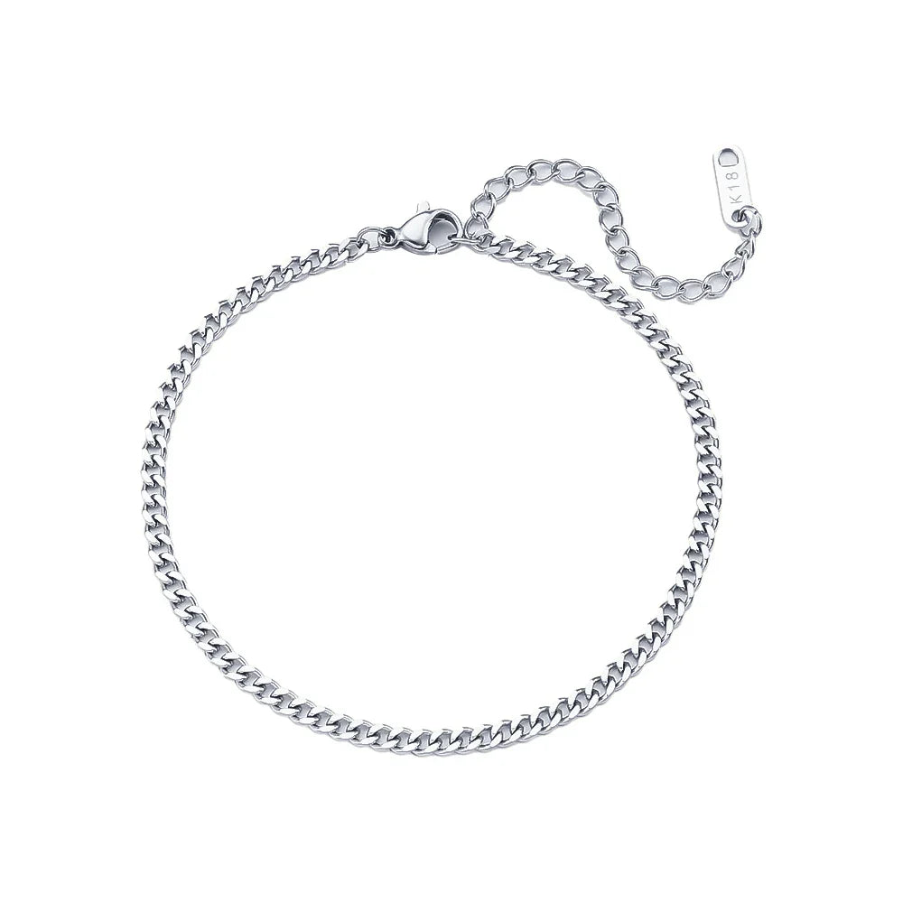 Miami Cuban Anklet