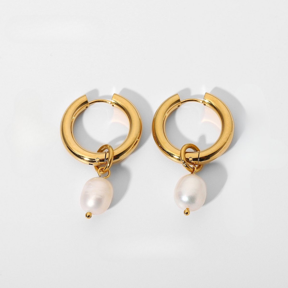 Pearl Huggie Hoops (Bundle)