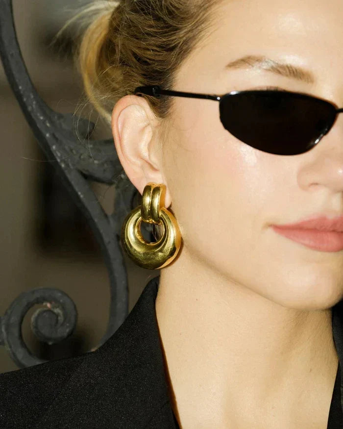Boucles d'oreilles créoles Doorknocker