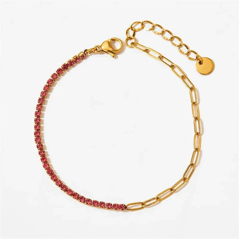 1/2 Tenniskettenarmband