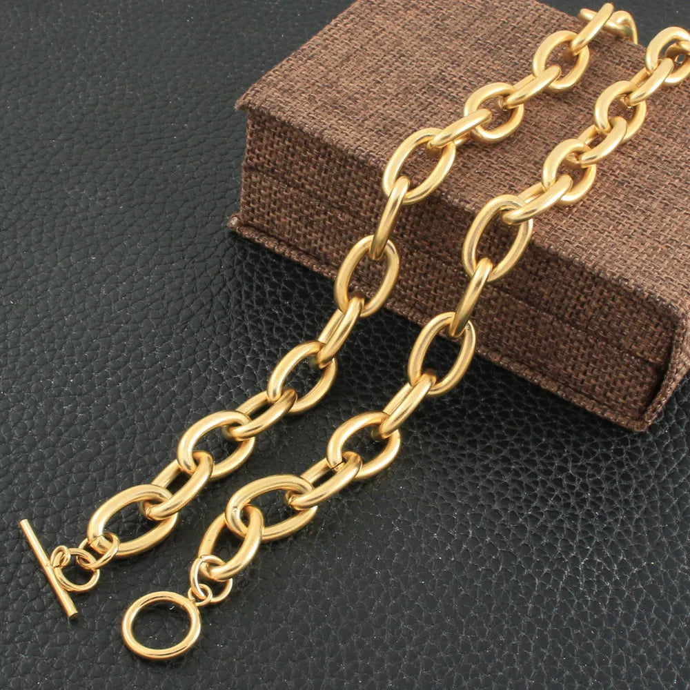 Ovales Kettenarmband