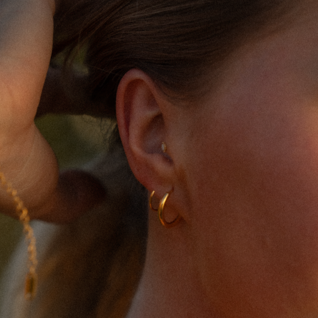 Coiled Threader Earrings