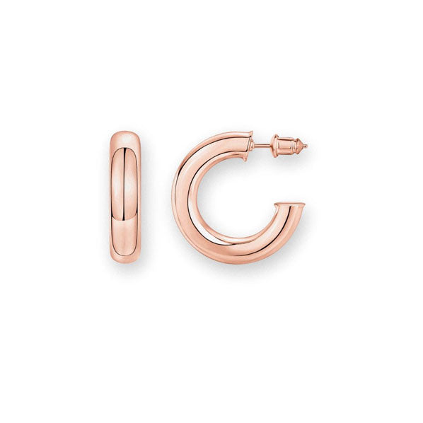 Boucles d'oreilles tubulaires en forme de C (lot)